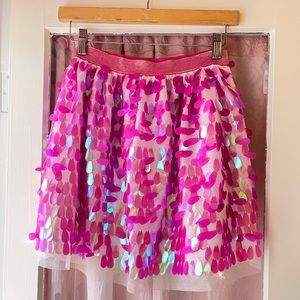 Pink Sequin Skirt Kids 10/12